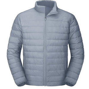 Blouson court matelassé léger avec logo brodé personnalisé – Fabrication de manteaux matelassés tendance pour le streetwear - Product Image 1