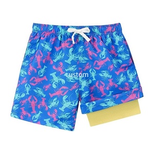 Traje de Baño Personalizado con Logotipo, a Rayas, Ecológico, de Secado Rápido, para Niños, Bebés y Niños Pequeños, Pantalones Cortos de Playa, 4 Way - Product Image 4