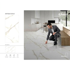 Vistaar Carrara <b>Wood</b> Stone Porcelain Tiles 20mm 600x1200mm High Gloss Polished Glazed Outdoor Bathroom Floor Wall - Product Image 1