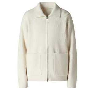 Veste zippée surdimensionnée en tricot côtelé pour homme, veste bomber décontractée à fermeture éclair, veste zippée en tricot doux pour homme, vêtements d'hiver - Product Image 1