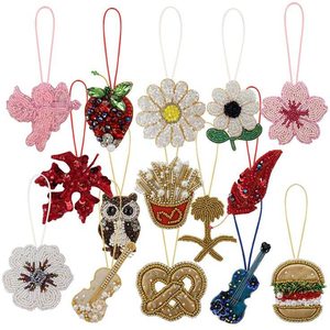 Llavero Artesanal Boho con Cuentas, Colgante para Bolso, Estilo Tejido Ecológico, Regalo Sencillo Hecho a Mano para Mujeres, Hombres y Amigos - Product Image 5