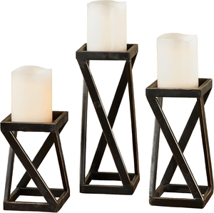Porte-bougie en spirale en fer forgé fait main, style vintage, en métal noir, pour table, décoration rustique pour la maison et les mariages - Product Image 6