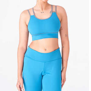 Conjunto de Yoga para Mujer, Ligero, Sólido, de Secado Rápido, Transpirable, Ecológico, de 2 Piezas, con Logotipo Personalizado, Precio al por Mayor - Product Image 5