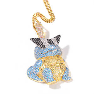Pendentif Rapper Personnalisé en Argent 925 de Haute Qualité avec Moissanite, Collier Hip Hop, Bijou Plaqué Or, Style Iced Out, Certifié GRA - Product Image 2