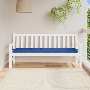 Cojín para Banco de Jardín de Tela Oxford Azul Rey, 100% Poliéster, Elegantes Cojines y Almohadas para Exteriores - Product Image 1
