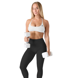 Soutien-gorge de sport sans coutures pour femme, style licou, pour yoga, gym, entraînement, avec maintien extensible, coupe ajustée, moderne, haut de sport actif - Product Image 3