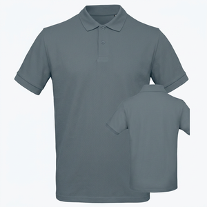 <b>Men's</b> <b>White</b> Short Sleeve <b>Polo</b> Shirt 100% Cotton Solid Casual Regular Fit Button Design Woven Fabric - Product Image 6