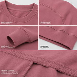 Sudadera de Mujer X Sports City, Mezcla de Felpa y Tejido Terry, Color Sólido, Transpirable, Estilo Casual, Otoño, Colores de Moda - Product Image 4