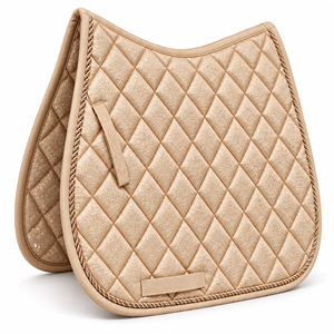Almohadilla de Silla de Montar Personalizada con MOQ Bajo, Estilo Salto, Acolchado de Diamantes, de Algodón y Forro Polar, para Equitación Inglesa, Doma Clásica y Montar a Caballo Occidental - Product Image 2