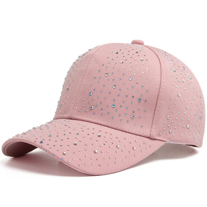 <b>Black</b> Rhinestone Embellished <b>Baseball</b> <b>Cap</b> Adjustable Unisex Fashion Hat Casual Wear Four Seasons Adult Style - Product Image 5