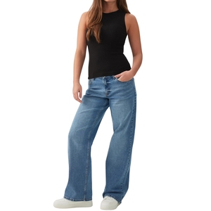 Camiseta Deportiva Personalizada al por Mayor para Mujer, Color Sólido, Sin Mangas, de Secado Rápido, Transpirable, para Yoga, Running, Ejercicio, Top de Yoga sin Costuras - Product Image 3