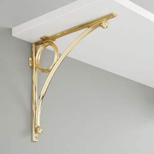 Support d'étagère en laiton de qualité supérieure, conçu pour une durabilité accrue, des performances longue durée et une présence décorative murale - Product Image 5