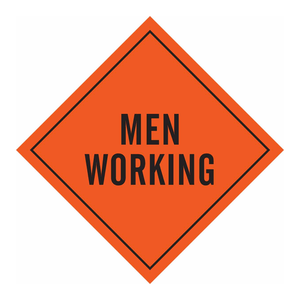 Letrero de Trabajo Plegable Brady para Hombres, 36x36 Pulgadas, para Áreas de Trabajo Industriales y de Construcción - Product Image 2