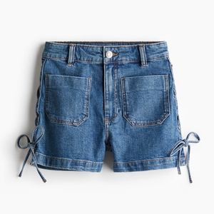 Shorts de Mezclilla Personalizados para Mujer, OEM ODM, Calidad Premium, Precio de Fábrica, Cómodos, Duraderos, Elegantes, Ropa Casual para el Día a Día - Product Image 5