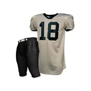 Maillot de football américain personnalisé, chemises de rugby d'équipe, imprimé par transfert thermique élégant, 100% polyester, T-strap, homme, grande taille - Product Image 5