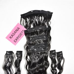 Cabello humano virgen 100% natural, con cutículas alineadas, color negro vietnamita, doble trama a máquina, onda profunda, barato, para mujer. - Product Image 3