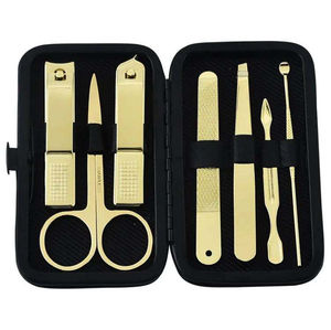 Juego de Manicura y Pedicura Profesional Premium, Cortaúñas de Metal, Empujador de Cutículas, Tijeras, Kit de Cuidado con Bolsa a Precio Competitivo - Product Image 5