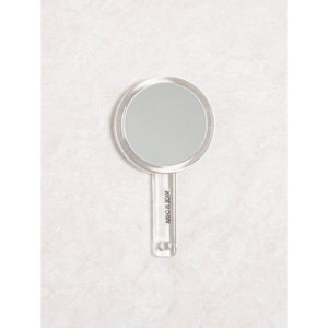 Double Sided Round Acrylic <b>Makeup</b> <b>Mirror</b> with Comfortable Handle Model Daiso1816 - Product Image 1