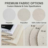 Sac fourre-tout en toile imperméable personnalisé avec broderie, poignées en cuir, pour femmes, usage décontracté, shopping, plage, noir, grand format