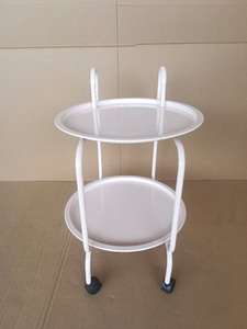 Multifunction Lumetal Vietnam Indoor Furniture <b>Foldable</b> Three-Layer Minimalist Floor Type Living Room <b>Trolley</b> Storage Holders - Product Image 5