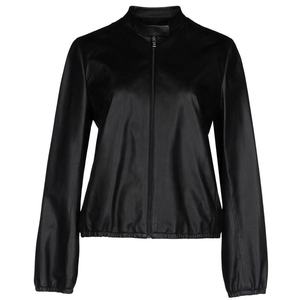 Chaqueta de cuero a la moda para mujer, chaqueta personalizada de cuero Real para moto - Product Image 3