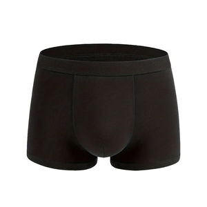 Sous-vêtements pour hommes en coton/élasthanne tricoté, teint uni, respirant, séchage rapide, confortable, taille haute avec logo, pour adultes, ODM - Product Image 6