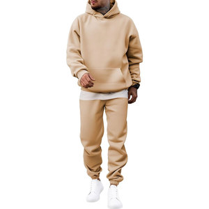 Ensemble de survêtement 2 pièces pour homme : sweat à capuche et pantalon de jogging – Confortable, décontracté, streetwear, athlétique - Product Image 1