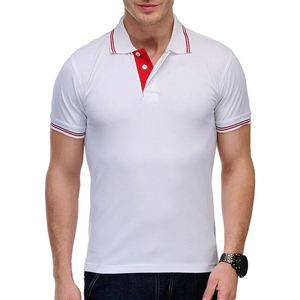 Men's Eco-Friendly 100% Cotton Color Blocked for <b>Shirt</b> Short Sleeve Knitted Casual Gray White Blue - Product Image 4
