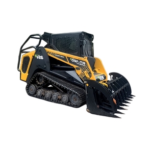 Cargadora compacta sobre orugas RT120F 2019 con cucharón de agarre lista para trabajar - Product Image 1