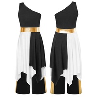 6-16 enfants filles louent la tenue de danse lyrique robe tunique avec pantalon large pour cérémonie liturgique performance festival événement