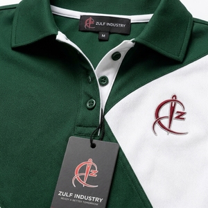 Custom Logo High Quality Polyester/Cotton Blend Breathable Casual <b>Ladies</b> Regular Fit Summer Appliques Golf for <b>Shirts</b> Wholesale - Product Image 5