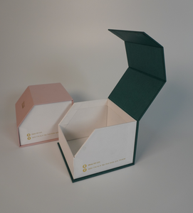 Caja de Cartón Rígido de Lujo, Ecológica y Personalizada para Cosméticos, Caja Biodegradable para Suero para el Cuidado de la Piel, Venta al Por Mayor - Product Image 2
