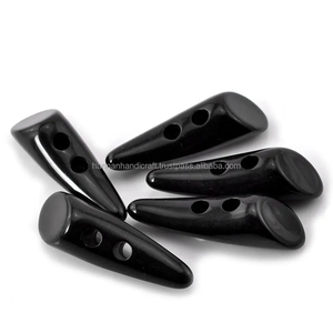 Botones Redondos Modernos Hechos a Mano y Ecológicos para Ropa y Prendas, Hechos con Cuerno de Búfalo Natural por HannanHandicraft - Product Image 3