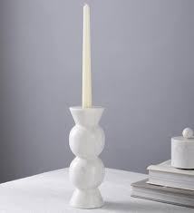 Handmade White Marble Handicrafts Decorative Tealight Candle Holder Elegant Home Decor <b>Table</b> Accent - Product Image 6