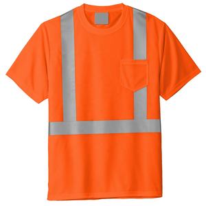 Camiseta de seguridad personalizada de alta visibilidad Diseño ligero y duradero para ropa de trabajo de construcción - Product Image 4