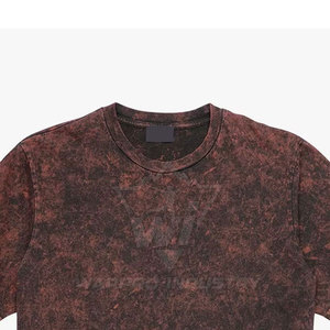 เสื้อยืดโอเวอร์ไซส์แขนสั้นผ้าฝ้าย 100% ซันเฟด ลุคสตรีทแวร์ลำลอง ย้อมสีแบบสโตนวอช เป็นมิตรต่อสิ่งแวดล้อม สำหรับผู้ชาย - Product Image 5