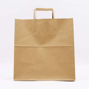 Recyclable Kraft Paper Bag With Custom Logo Lamination Handled for Clothing Food Take Away & Gift <b>Packaging</b> - Product Image 5