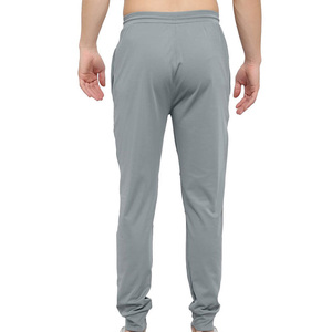 DAIZEN STAR Men's Gray Quick Dry Polyester/Cotton Sweatpants Elastic Waist Drawstring Casual Joggers Side Pockets Midweight - Product Image 3