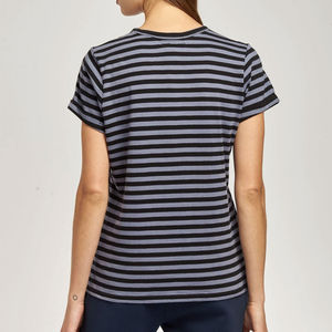 Camisetas Casuales para Mujer al Por Mayor, Prendas de Otoño, Más Vendidas, Servicio OEM con Logotipo Personalizado, 100% Algodón, Transpirables, de Secado Rápido - Product Image 2