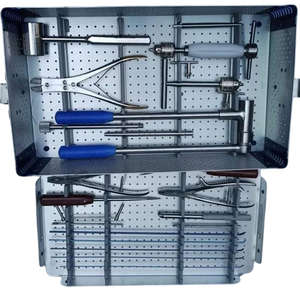 Boîte de rangement pour instruments chirurgicaux manuels élastiques, qualité supérieure, instruments de chirurgie orthopédique, acier inoxydable allemand, clinique - Product Image 4