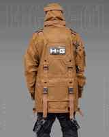Chaqueta Táctica Techwear para Hombre, Estilo Urbano, Multibolsillos, Cortavientos, Estilo Cyberpunk, Funcional, con Capucha