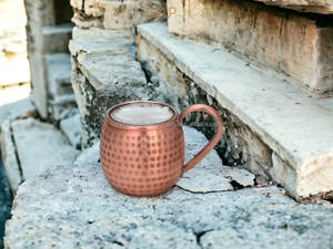 Taza de Cobre Pulida Hecha a Mano, Estilo Clásico, Artesanía Tayyab para Hoteles, Restaurantes, Regalos Empresariales de la India - Product Image 6