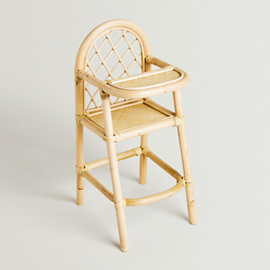 Excellents produits pour les jouets de bébé, chaise haute en rotin, jouet pour chaise haute, pour faire semblant d'offrir à manger aux poupées. - Product Image 3