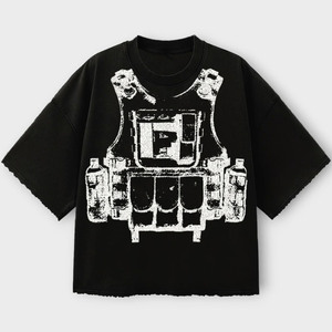 T-shirt surdimensionné personnalisé en sérigraphie, nouvelle tendance, tissu en coton de qualité supérieure, impression premium, unisexe. - Product Image 1