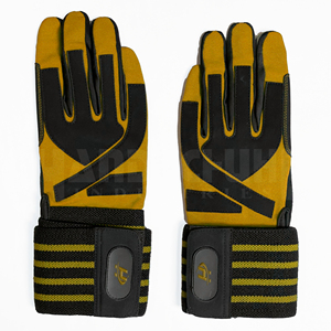 Weight Lifting Gloves PU Material Anti-Slip Padded Palm <b>Light</b> Weight Half Finger Buckle Powerlifting Gym Sports Gloves for - Product Image 1