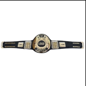 เข็มขัดแชมป์ MMA มวยปล้ำ คุณภาพพรีเมียม รุ่นหนักพิเศษ ปี 2026 สายหนัง ปรับแต่งโลโก้ได้ ผลิตในปากีสถาน - Product Image 3