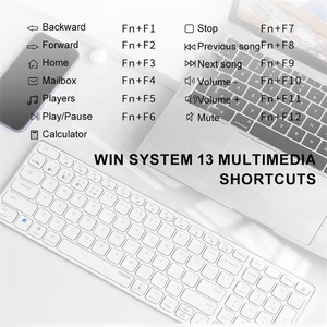 Rapoo 9350g BT mỏng di động mini cắt kéo 99 phím siêu mỏng im lặng kết hợp bàn phím không dây có thể sạc lại - Product Image 5