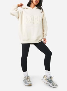 Hoodies et Sweat-shirts Femme Haut de Gamme : Modèle Hiver Personnalisé à Épaules Tombantes, Coupe Décontractée et Motif Gaufré – Meilleures Ventes en Gros - Product Image 5