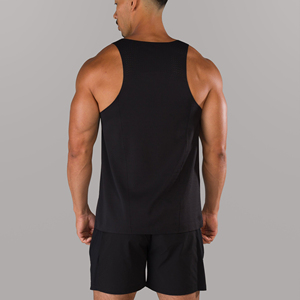 Custom Manufacturer Blank Fitness Sports Muscle Round Neck Loose 100% Cotton Men's Tank Tops for Summer <b>Vest</b> Sleeveless T-Shirt - Product Image 6