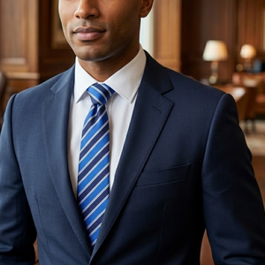 เนคไทโพลีเอสเตอร์ลายทางคู่สีน้ำเงิน |   เนคไททอผ้าคุณภาพพรีเมียม |   เครื่องประดับที่สง่างามและเป็นทางการ |   งานเลี้ยงแต่งงานทางธุรกิจ |   ของขวัญดีไซน์มีสไตล์ - Product Image 2